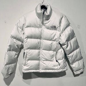 North Face Puffer 700 in white